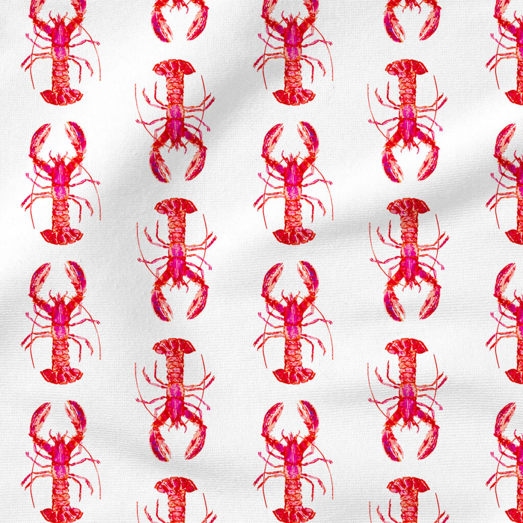 Watercolor Lobsters (Reds and Pinks) | Animals