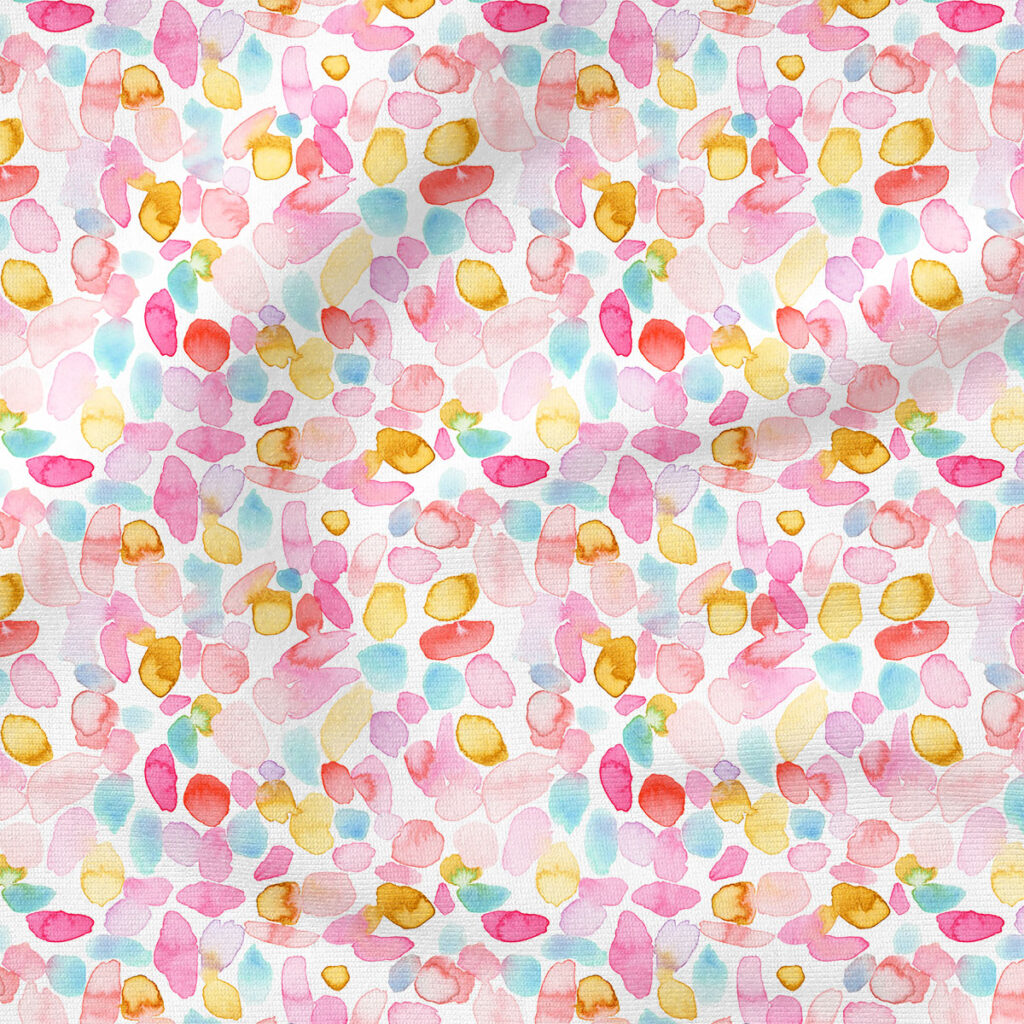 Confetti Garden Watercolor | Children Fabric Design | Hip Kid Designs