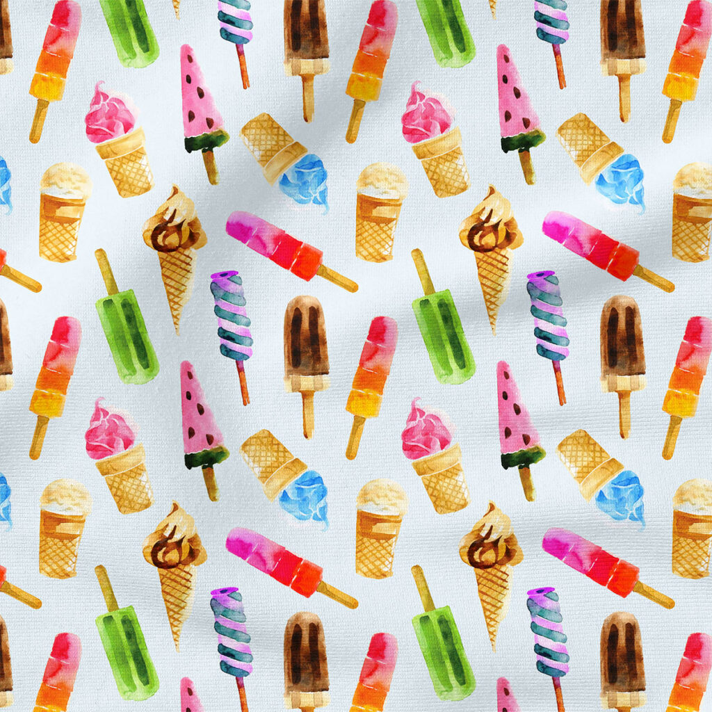 Ice Cream and Popsicles (Light Blue) | Children