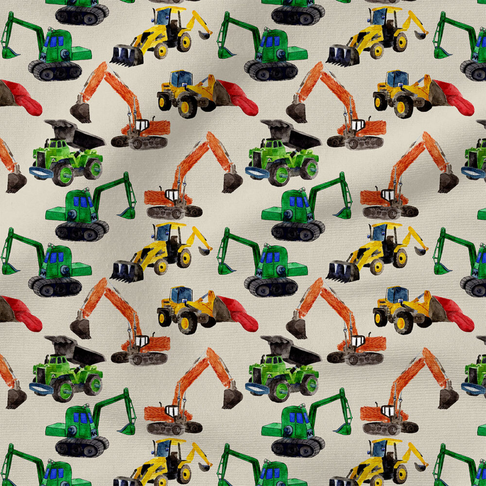 Monster Trucks (Cloud) | Vehicles Fabric Design | Hip Kid Designs