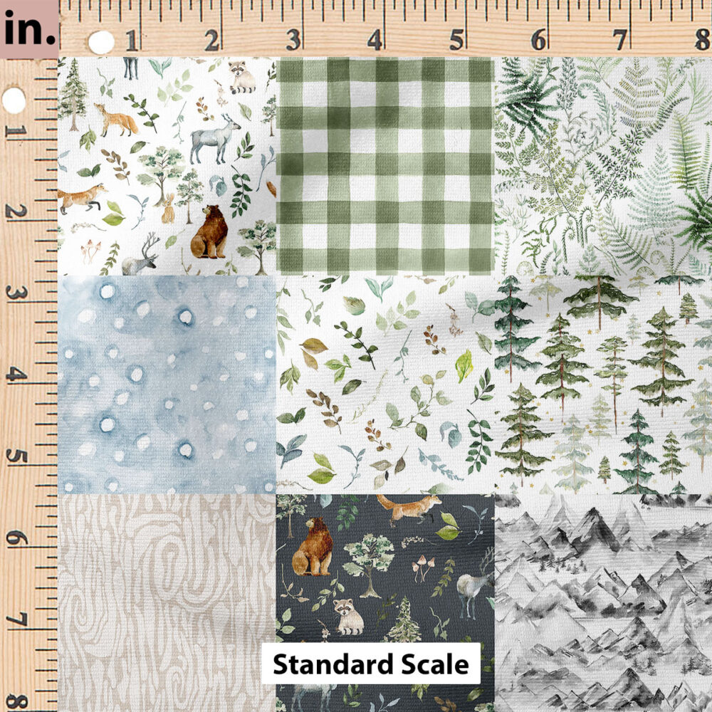 Ruler Scale for Woodland Whimsy Cheater Quilt by Hip Kid Designs