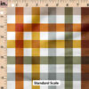 Ruler Scale for Fall Plaid Buffalo Check by Hip Kid Designs