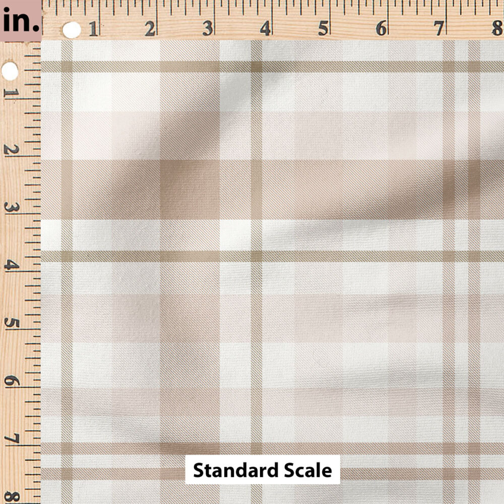 Ruler Scale for Neutral Plaid by Hip Kid Designs