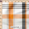 Ruler Scale for Orange and Black Halloween Plaid by Hip Kid Designs