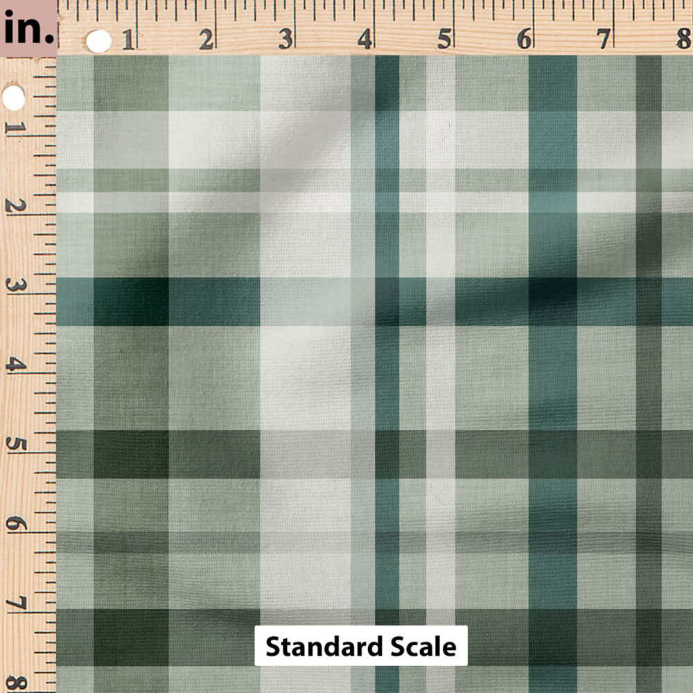 Ruler Scale for Sage Green Plaid by Hip Kid Designs