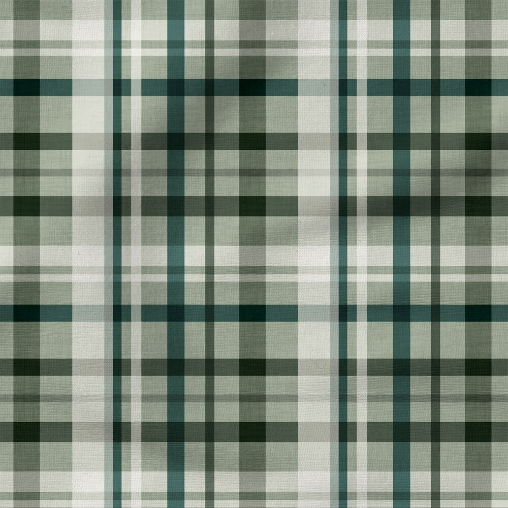 Sage Green Plaid | Seasonal Fabric Design | Hip Kid Designs