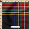 Ruler Scale for Scottish Tartan Christmas Plaid by Hip Kid Designs