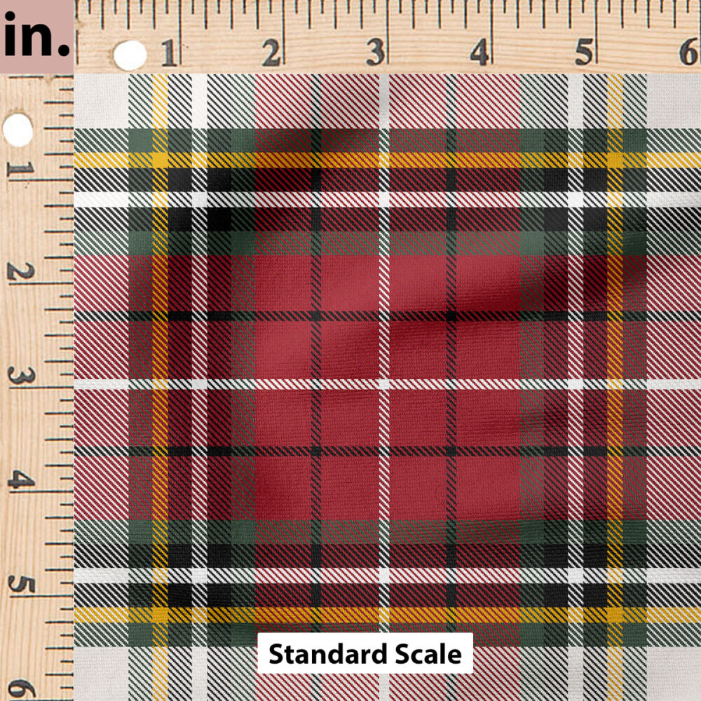 Ruler Scale for Red Plaid by Hip Kid Designs