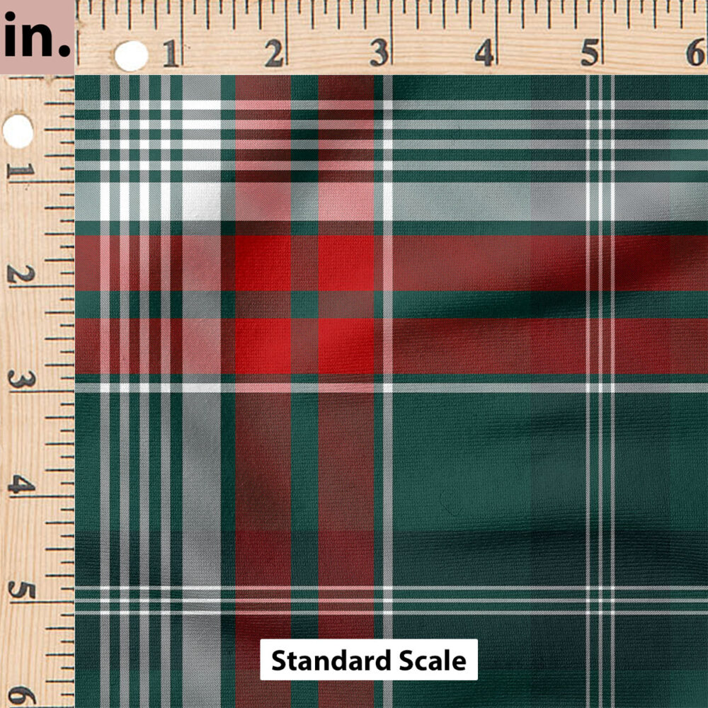 Ruler Scale for Green Plaid by Hip Kid Designs