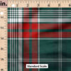 Ruler Scale for Green Plaid by Hip Kid Designs