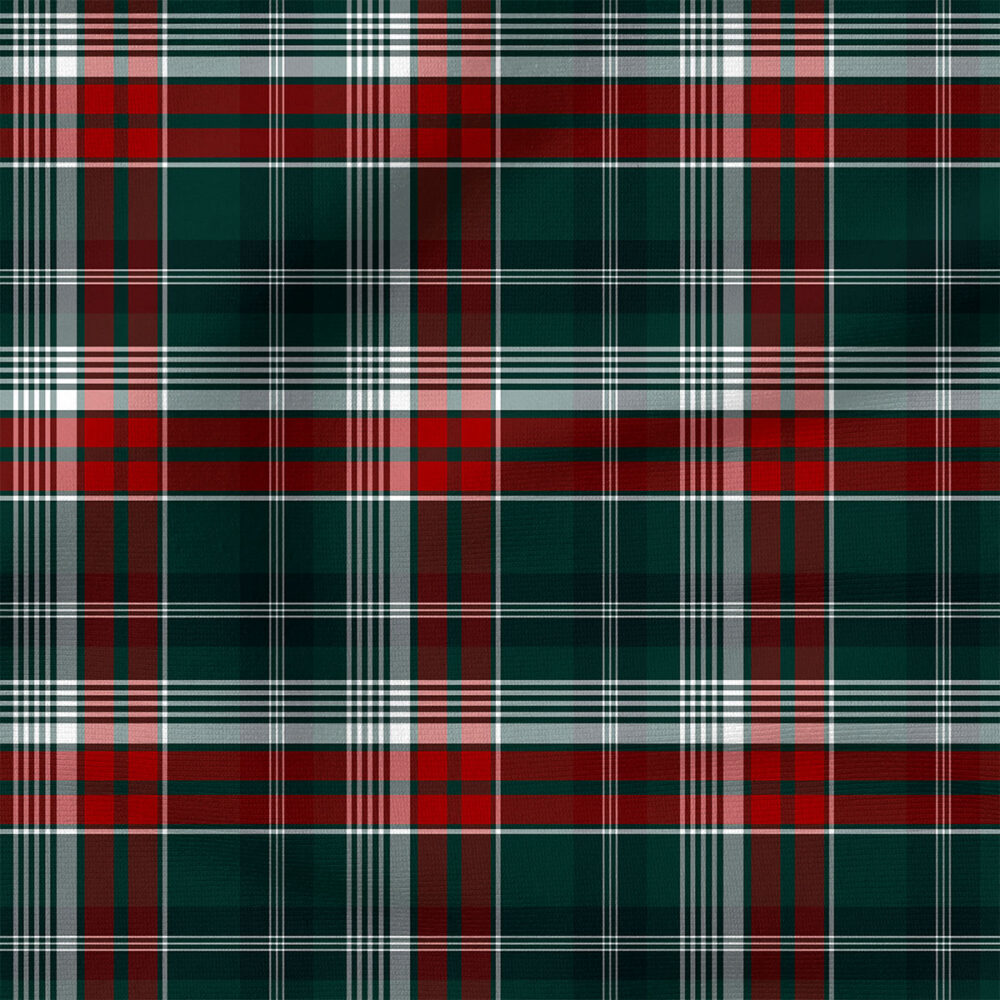 Green Plaid | Christmas Fabric Design | Hip Kid Designs