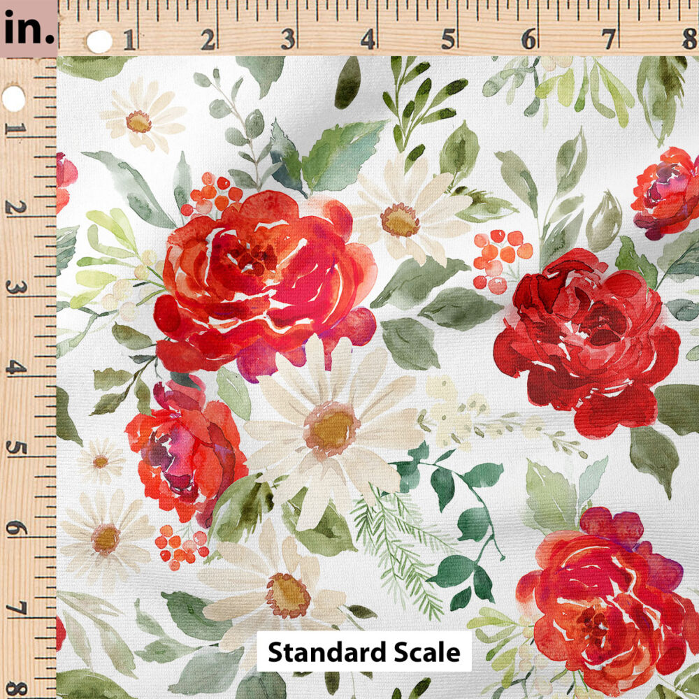 Ruler Scale for Retro Christmas Floral by Hip Kid Designs