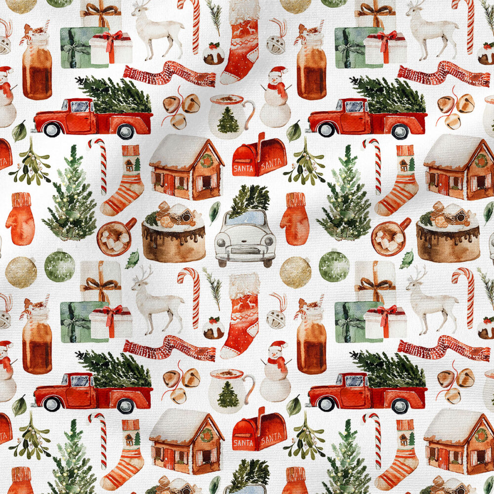 Christmas Stories | Christmas Fabric Design | Hip Kid Designs