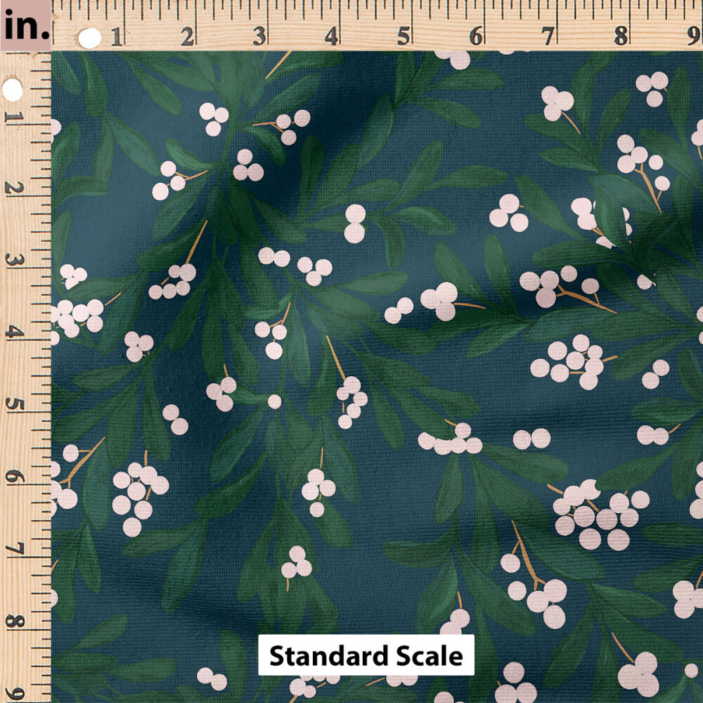 Ruler Scale for Christmas Mistletoe (Navy) by Hip Kid Designs