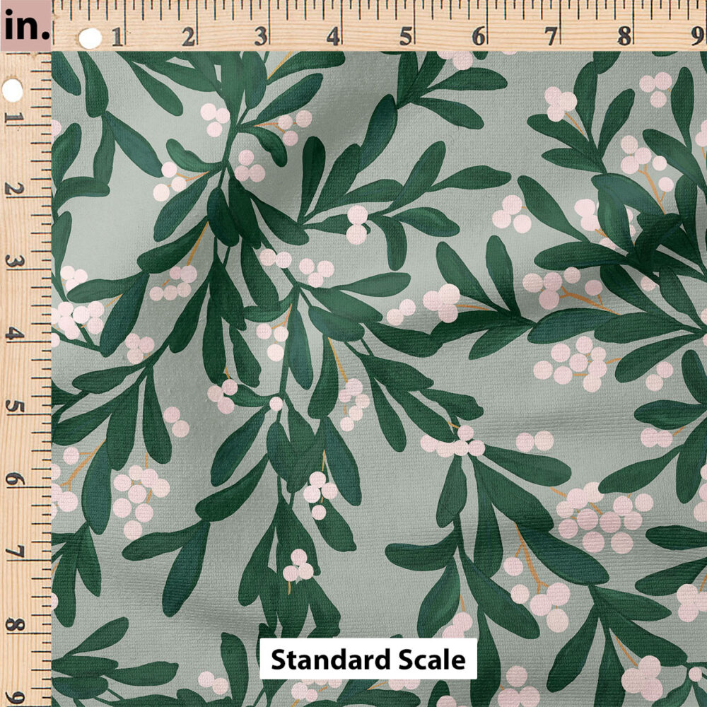 Ruler Scale for Christmas Mistletoe (Sage) by Hip Kid Designs