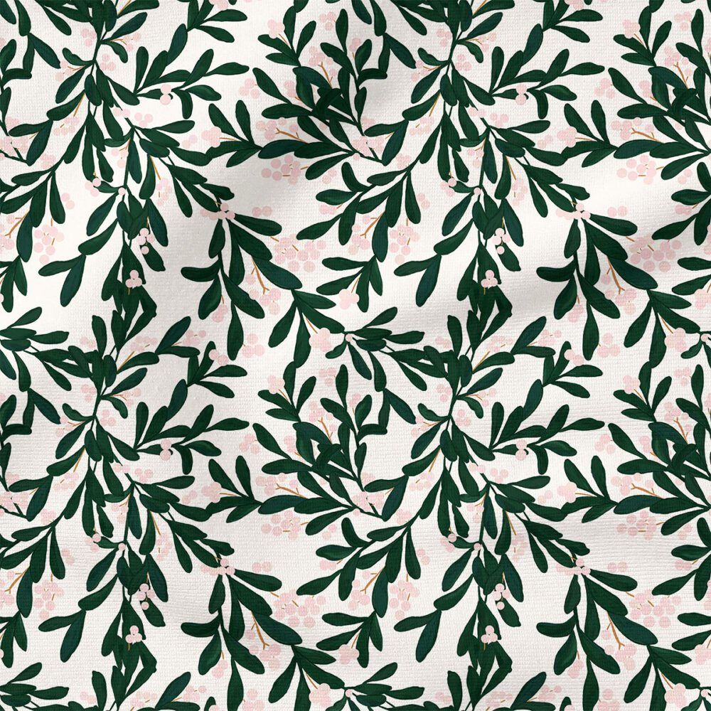 Christmas Mistletoe | Christmas Fabric Design | Hip Kid Designs