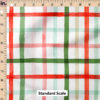 Ruler Scale for Christmas Watercolor Plaid by Hip Kid Designs