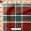 Ruler Scale for Holiday Plaid by Hip Kid Designs