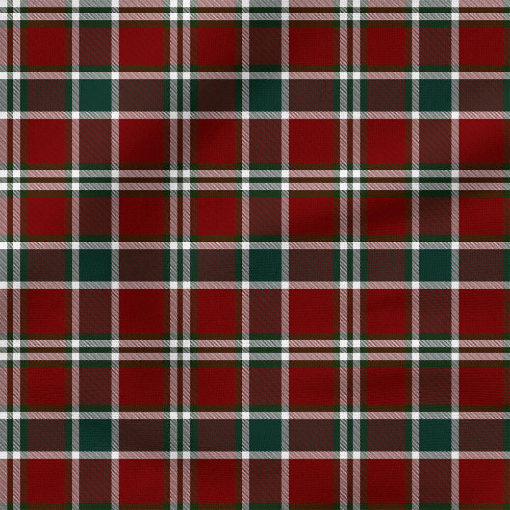 Holiday Plaid | Christmas Fabric Design | Hip Kid Designs