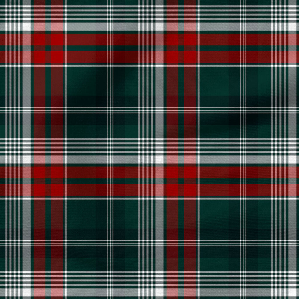 Juniper Plaid | Christmas Fabric Design | Hip Kid Designs