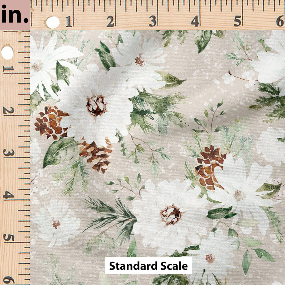 Ruler Scale for Snow Forest Floral (Swirl) by Hip Kid Designs