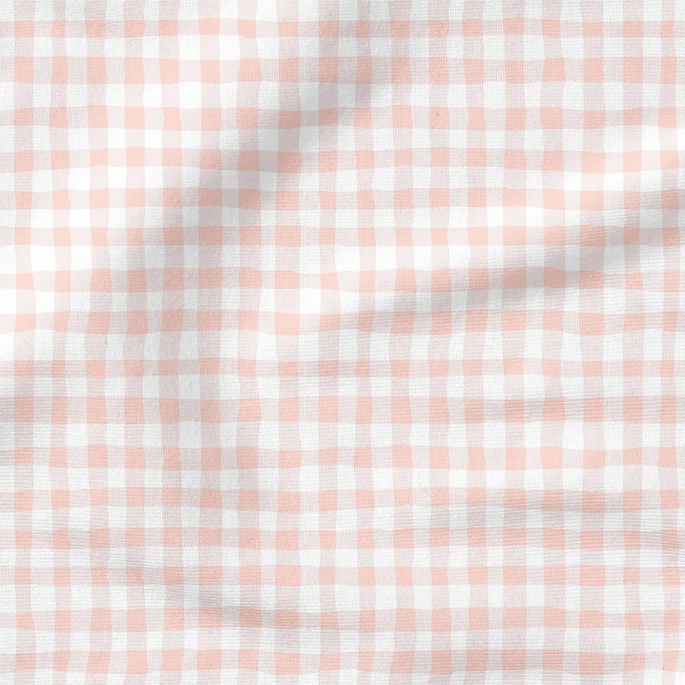 Organic Gingham (Blush) | Holiday