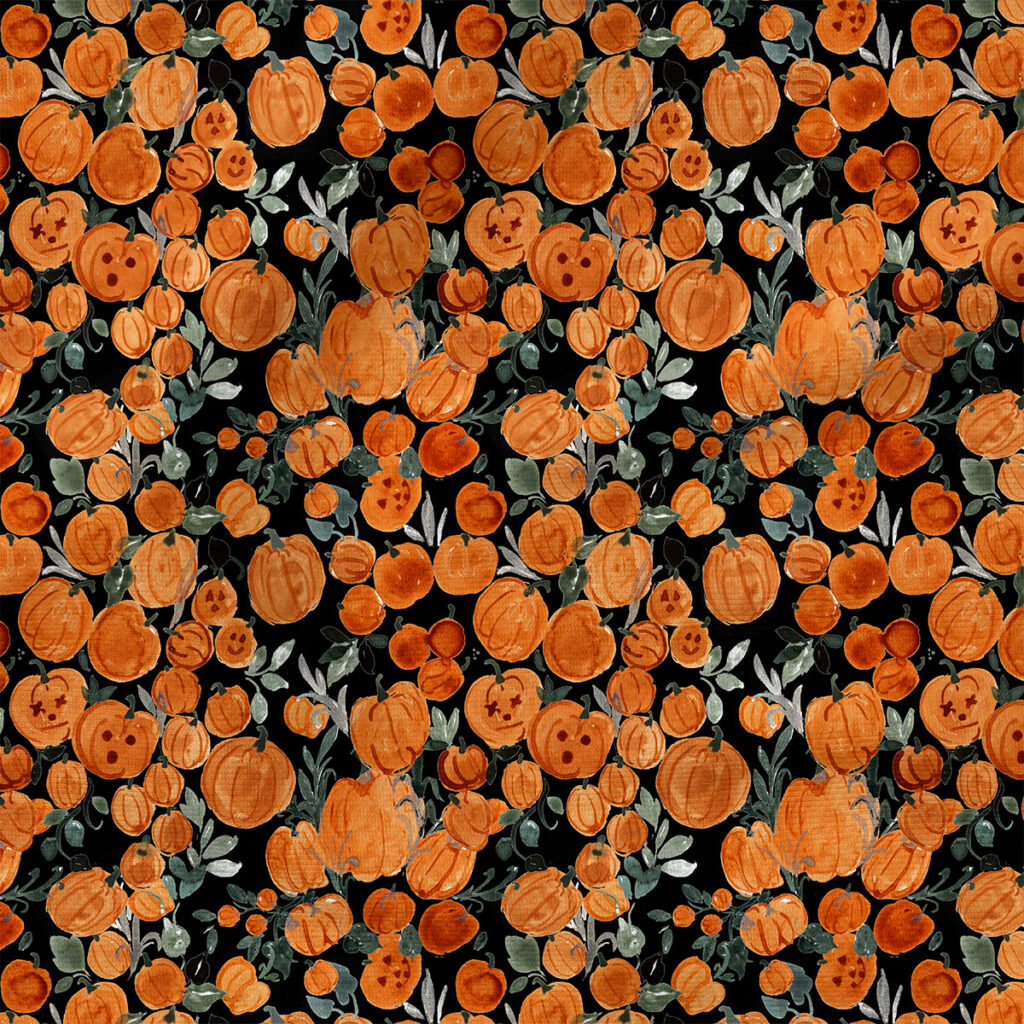 Jack O Lantern Pumpkins (Black) | Autumn