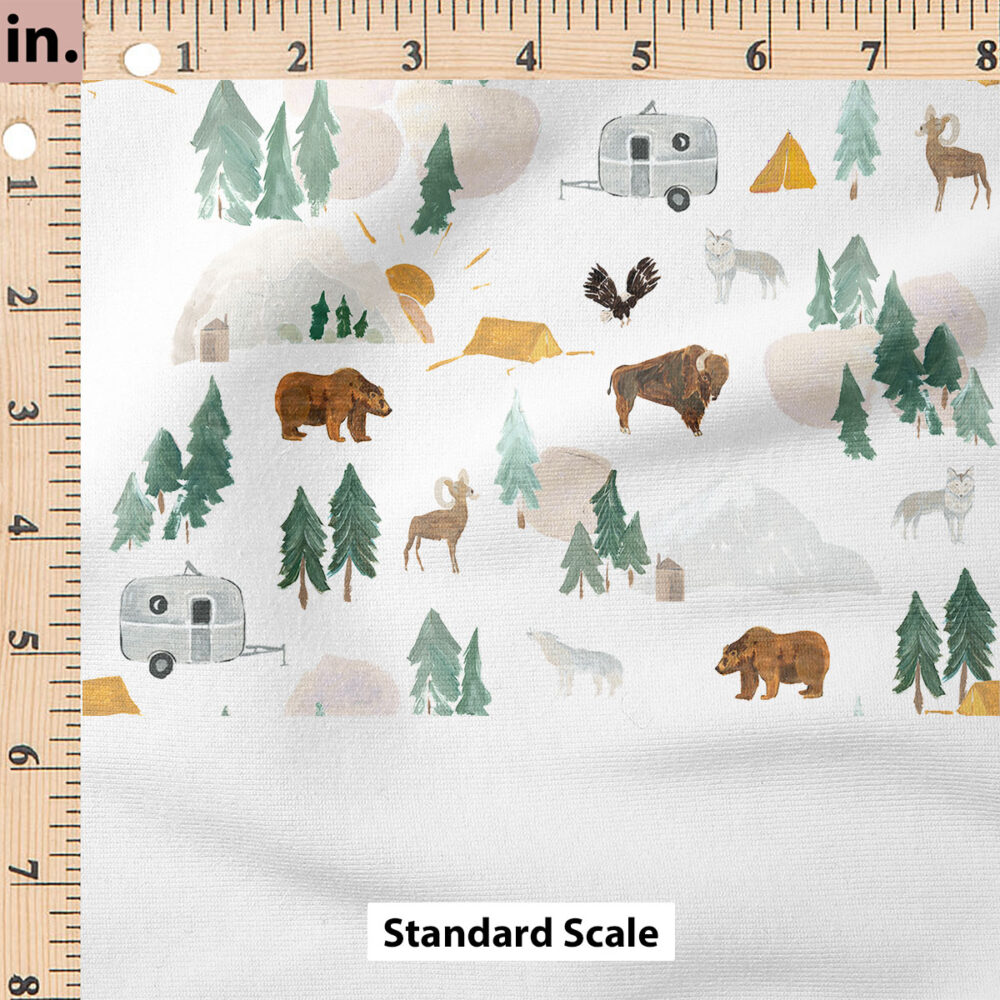 Ruler Scale for National Park Animals by Crystal Walen