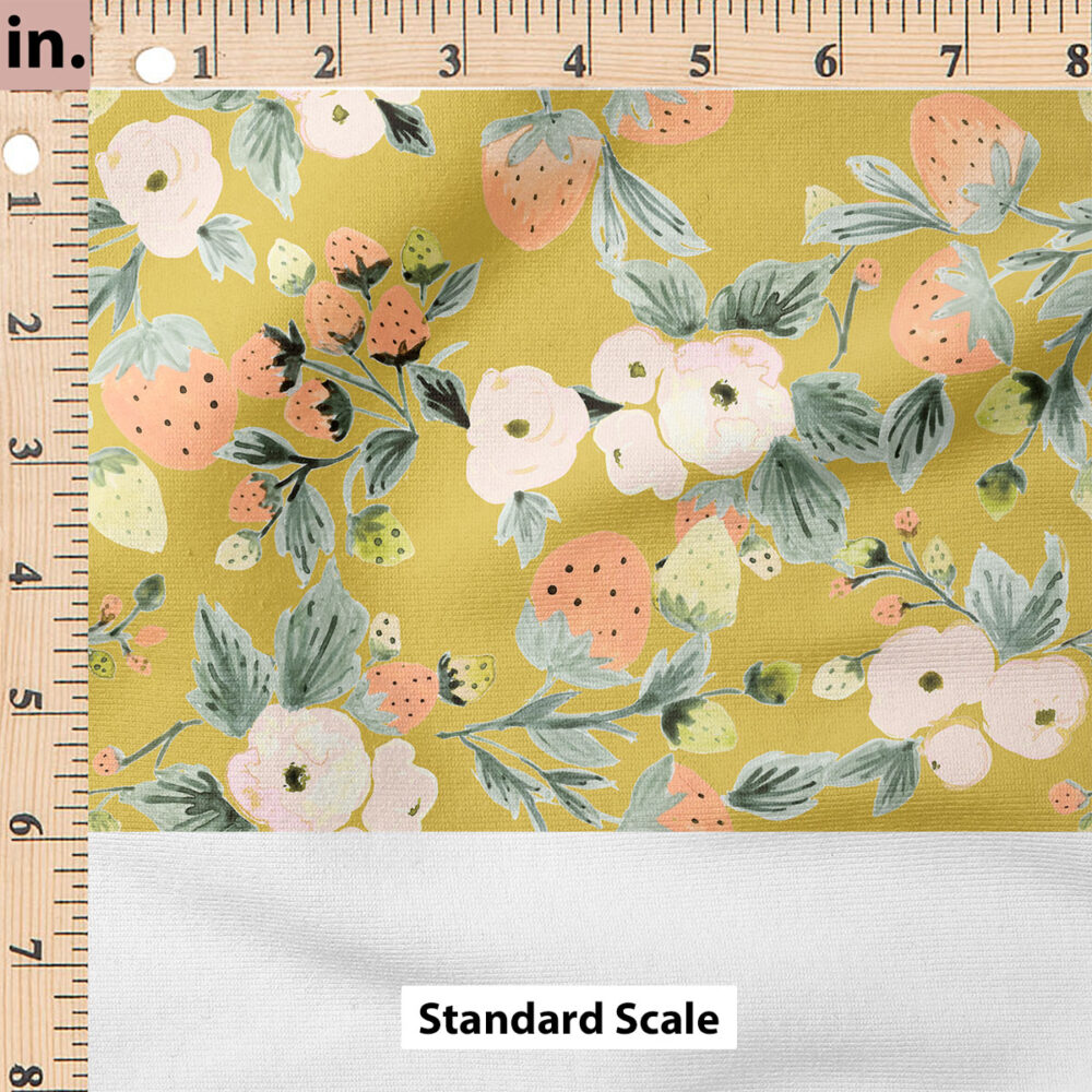 Ruler Scale for Strawberry Bouquet Sprigs (Golden Olive) by Crystal Walen