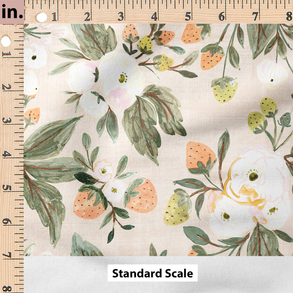 Ruler Scale for Strawberry Floral Clusters (Blush) by Crystal Walen