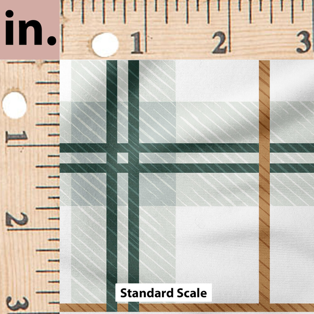 Ruler Scale for Ashton Tartan (Mint) by Crystal Walen