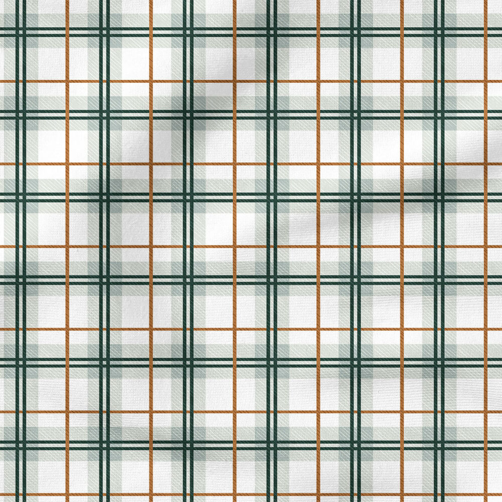 Ashton Tartan (Mint) |  Fabric Design | Crystal Walen