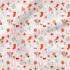 Cats and Presents (Red Blush) |  Fabric Design | Crystal Walen