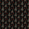 Geneva Christmas Tree (Black) |  Fabric Design | Crystal Walen