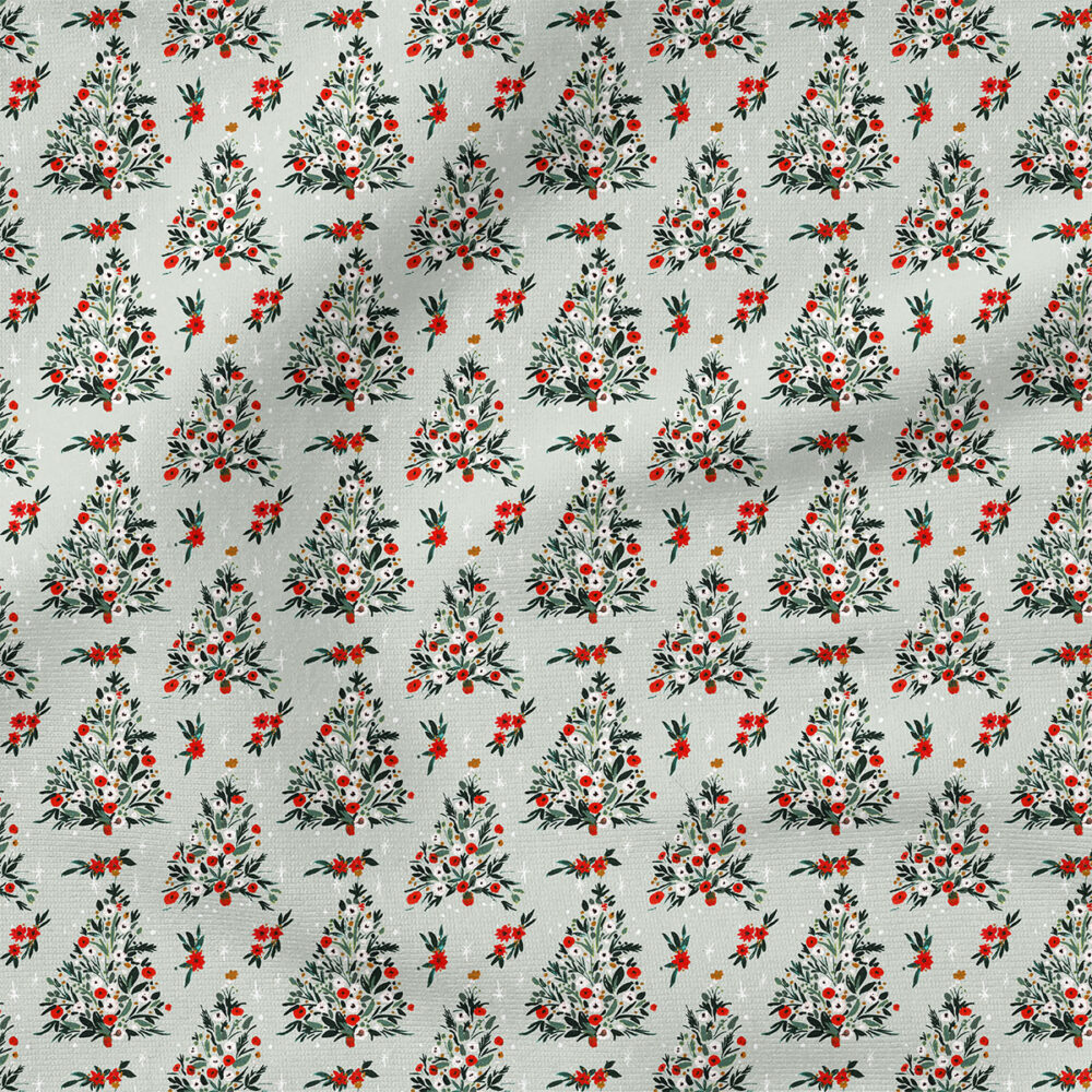 Geneva Christmas Tree (Spruce) |  Fabric Design | Crystal Walen