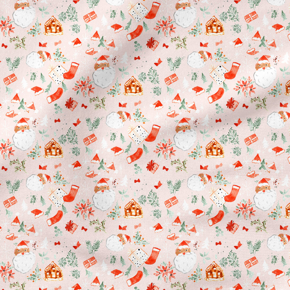 Holiday Cheer (Blush) |  Fabric Design | Crystal Walen