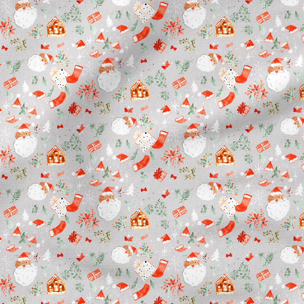 Holiday Cheer (Gray) |  Fabric Design | Crystal Walen