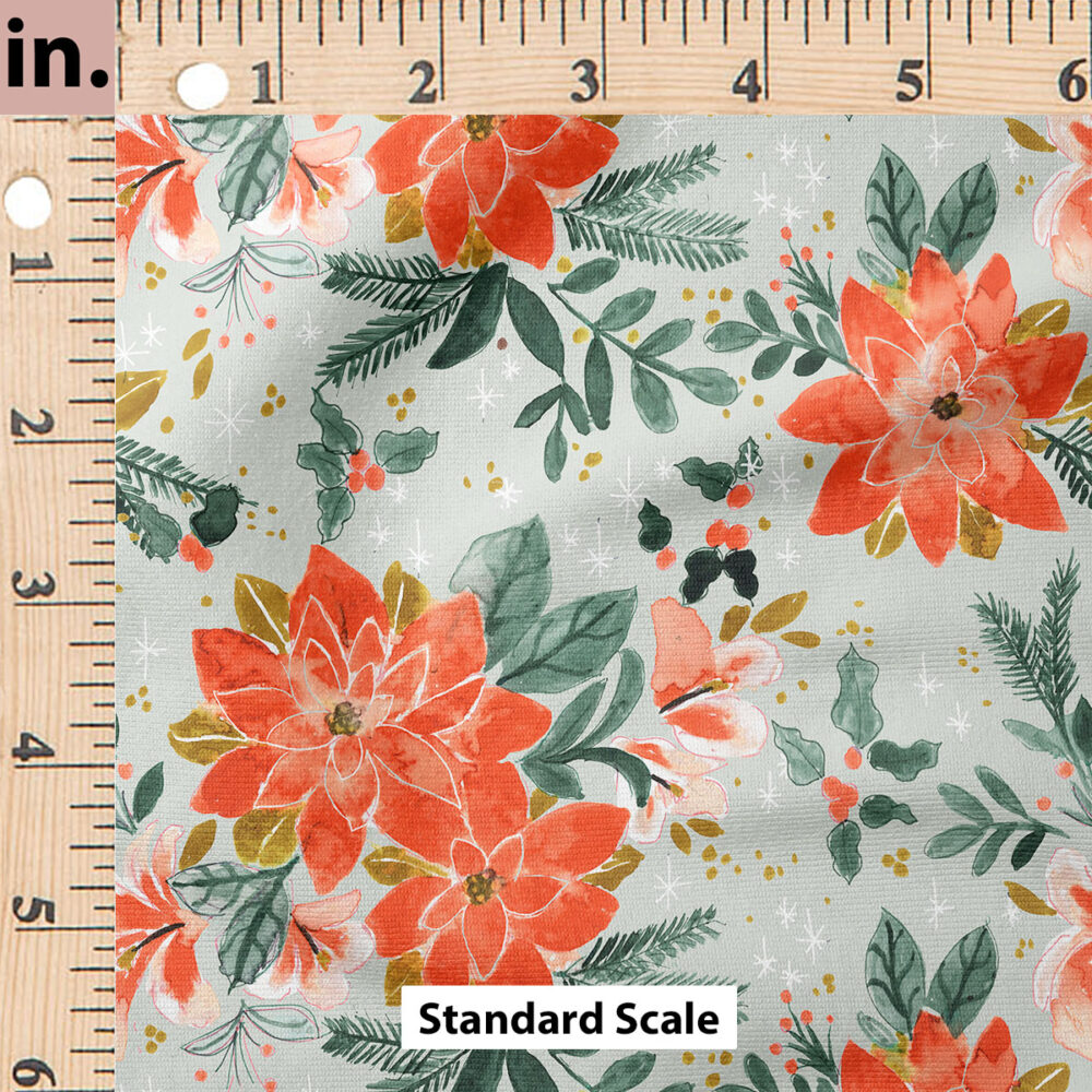 Ruler Scale for Poinsettia Splendor (Spruce) by Crystal Walen