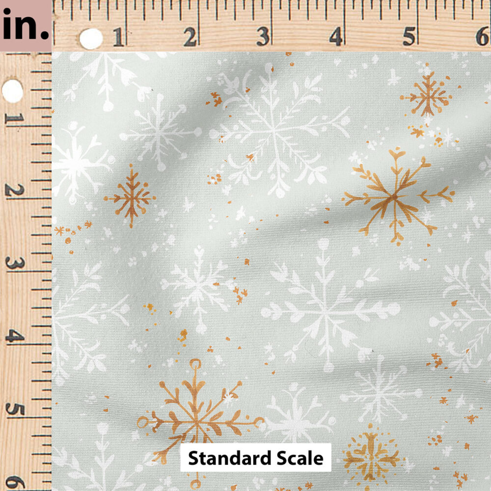 Ruler Scale for Snowflakes (Mint and White) by Crystal Walen