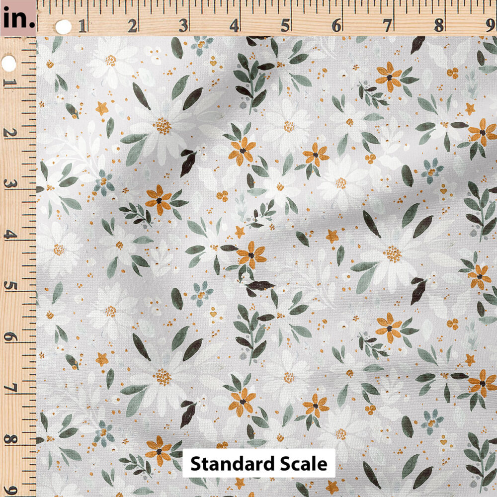 Ruler Scale for Winter Floral (Gray) by Crystal Walen