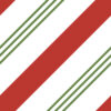 Candy Cane Stipe (Red/Green) | Stripes and Shapes