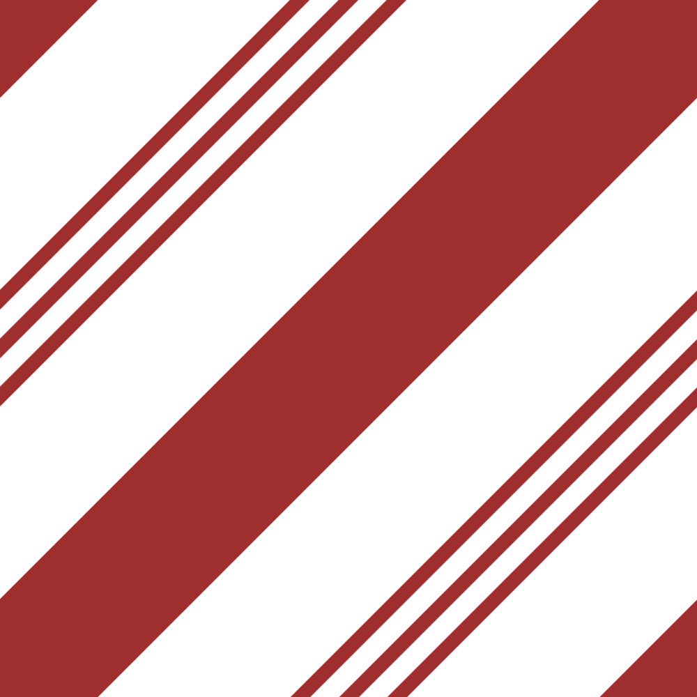 Candy Cane Stripe (Red) | Stripes and Shapes