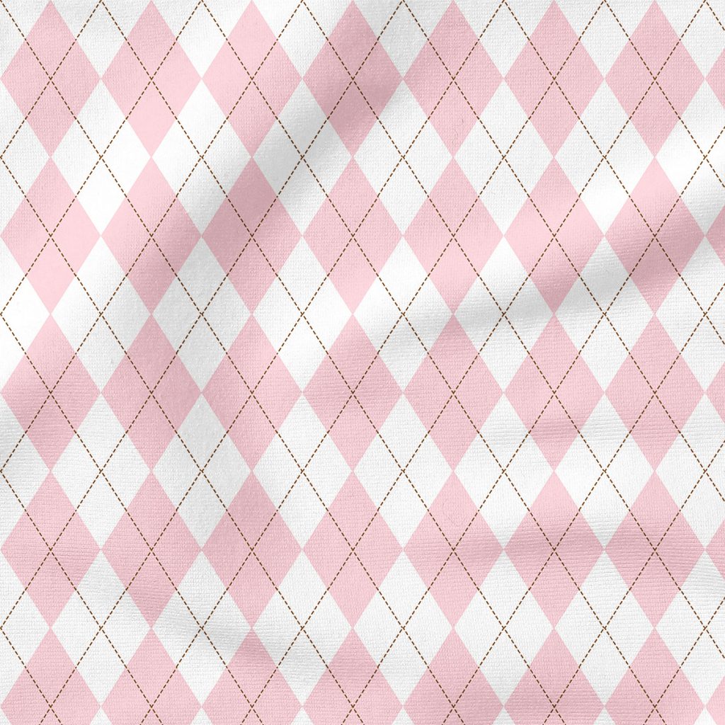 Argyle (Pink) | Stripes and Shapes