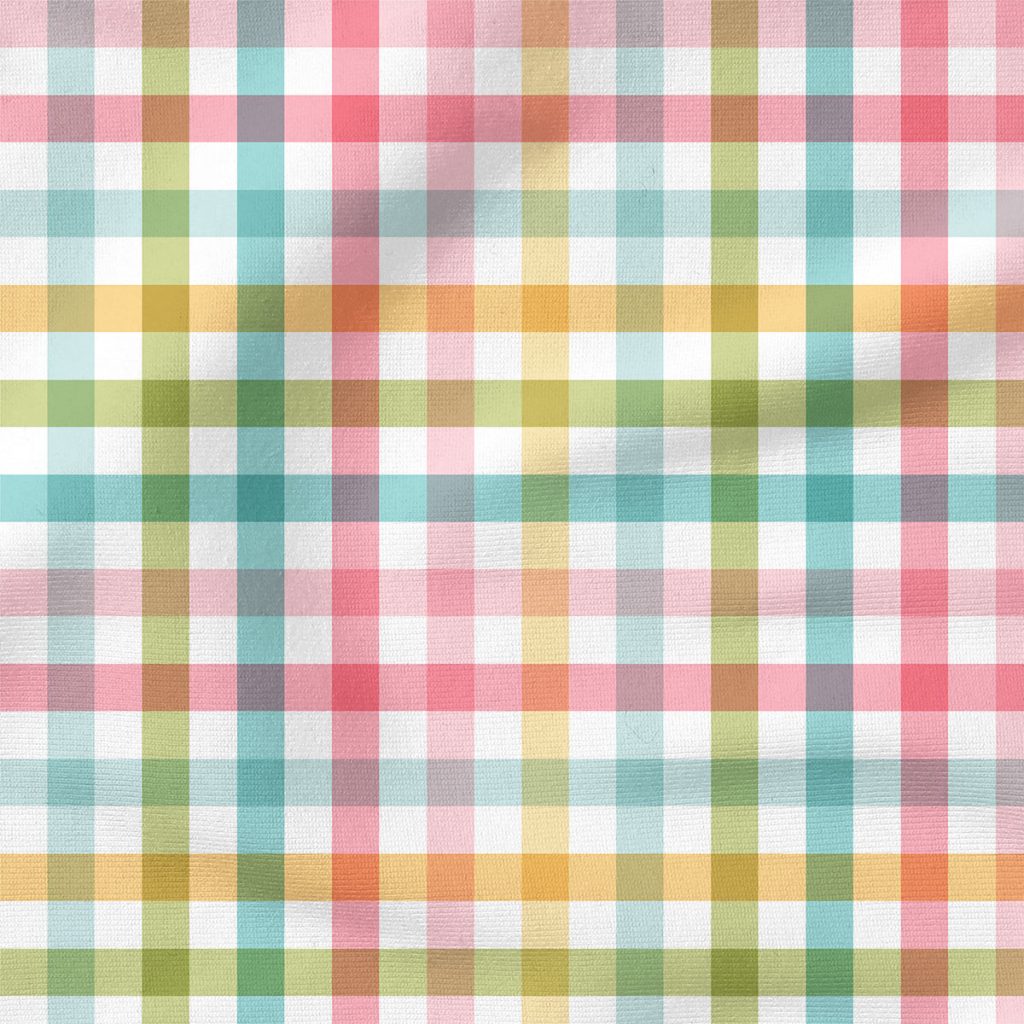 Plaid (Jellybean) | Stripes and Shapes