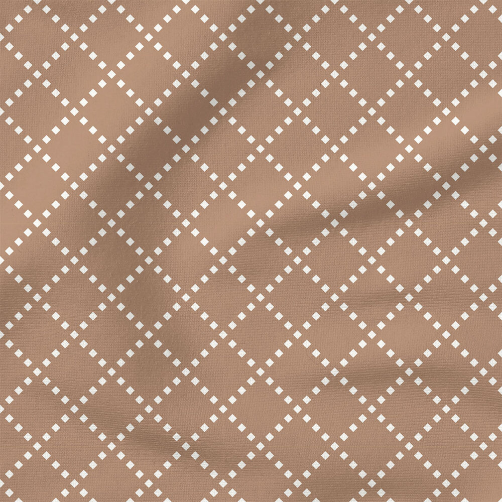 Diamond Squares (Tan) | Stripes and Shapes