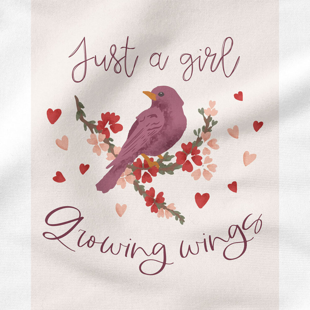 Just a Girl Adult Panel (28"x36") | Holiday