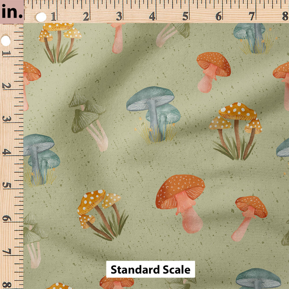 Ruler Scale for Mushrooms (Meadow) by Blue Dahlia Studio