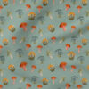 Mushrooms (Sky) | Children Fabric Design | Blue Dahlia Studio