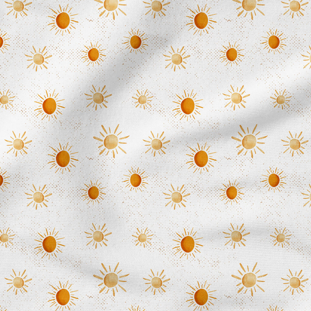 Sunbursts | Children Fabric Design | Blue Dahlia Studio