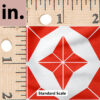 Ruler Scale for Christmas Star (Red) by Ashes + Ivy